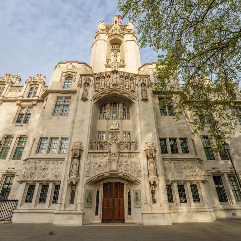 Supreme Court of the United Kingdom located in Parliament Square
